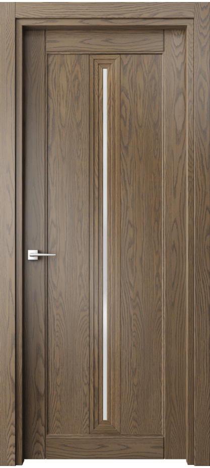 Межкомнатная дверь Эго 6123 Дуб мраморный Сатинированное стекло Цена 125299 ₽ | Volhovec