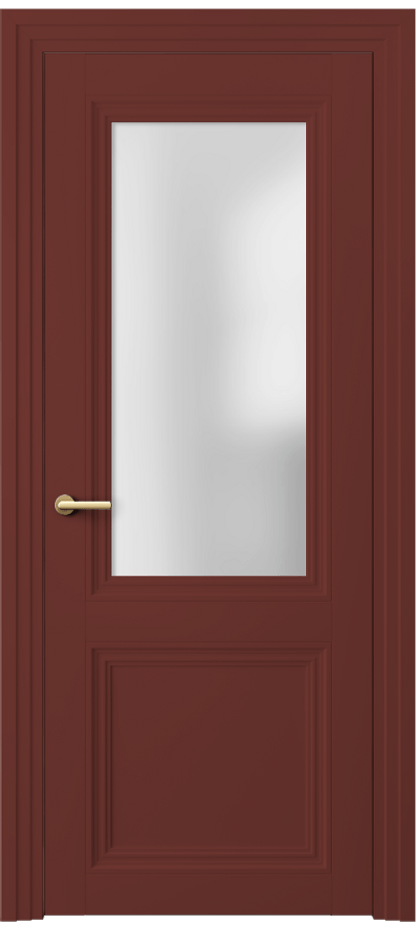 Межкомнатная дверь Centro 2524 Матовый белоснежный Сатинированное стекло Цена 97099 ₽ | Volhovec