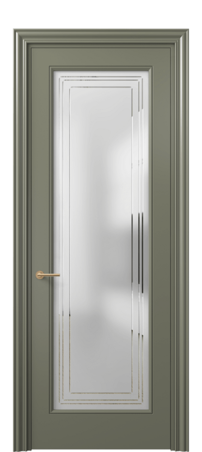 Дверь межкомнатная Mascot 8400 Матовый оливковый тёмный Сатинированное стекло с гравировкой "Грани", триплекс Фигурный наличник МОТ Цена 82499 ₽ Наличники уже входят в базовый комплект. Фабрика дверей Волховец 8 (800) 551 43 19 Межкомнатная дверь Mascot 8400 Матовый оливковый тёмный Сатинированное стекло с гравировкой "Грани", триплекс Цена 82499 ₽ | Volhovec