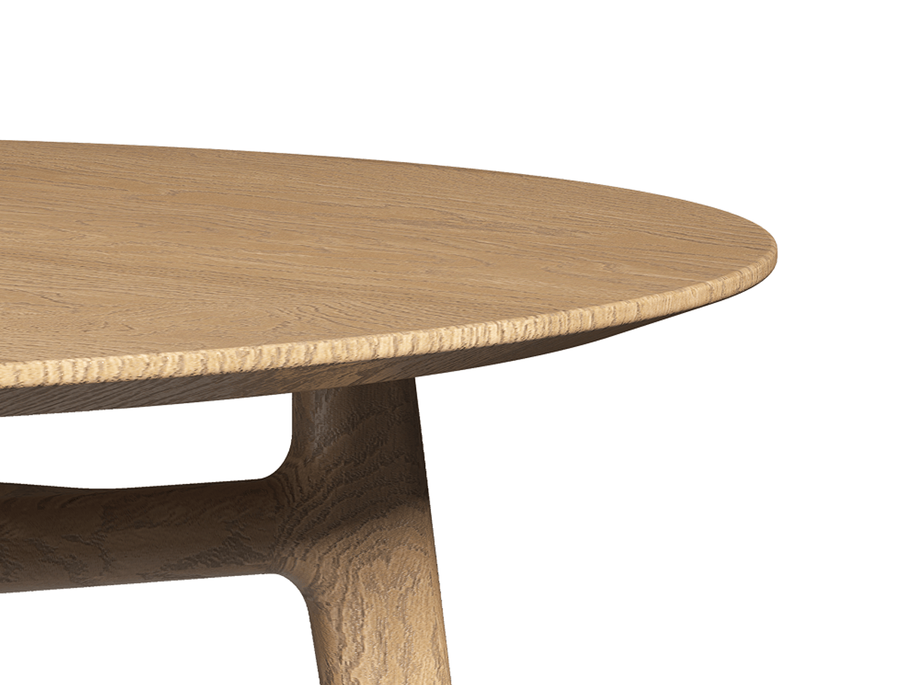 Стол Primo обеденный круглый Дуб мускатный матовый