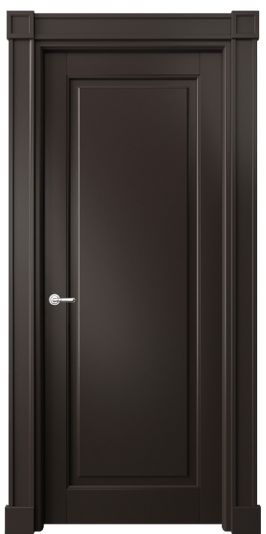 Дверь межкомнатная 6301 БАН. Цвет Бук антрацит. Материал Массив бука эмаль. Коллекция Toscana Plano. Картинка.