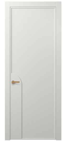Дверь межкомнатная АКП 8605 МСР. Цвет Матовый серый. Материал Гладкая эмаль. Коллекция Frame. Картинка.