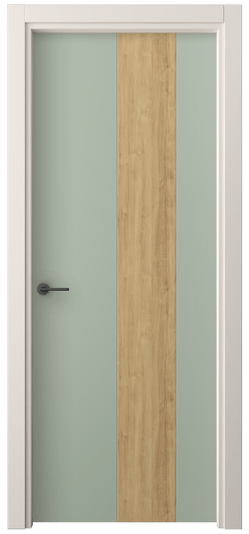 Дверь межкомнатная 4225 ПЭСО. Цвет ПЭТ светло-оливковый. Материал ПЭТ. Коллекция Freedom. Картинка.