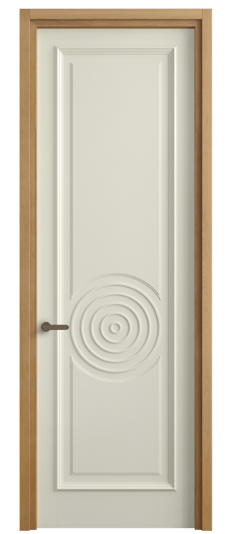 Дверь межкомнатная 6709 БМБ. Цвет Бук молочно-белый. Материал Массив бука эмаль. Коллекция Charm. Картинка.