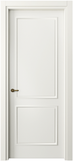 Дверь межкомнатная 8121 МЖМ. Цвет Матовый жемчужный. Материал Гладкая эмаль. Коллекция Paris. Картинка.