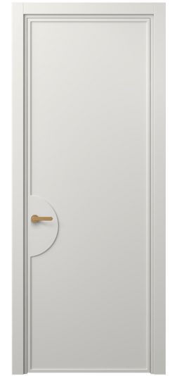 Дверь межкомнатная 8604 МСР . Цвет Матовый серый. Материал Гладкая эмаль. Коллекция Frame. Картинка.