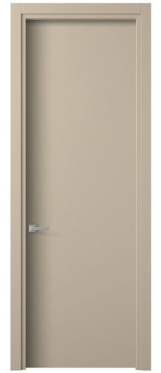 Дверь межкомнатная 0010 ПЭСК. Цвет ПЭТ серо-коричневый . Материал ПЭТ. Коллекция Planum. Картинка.