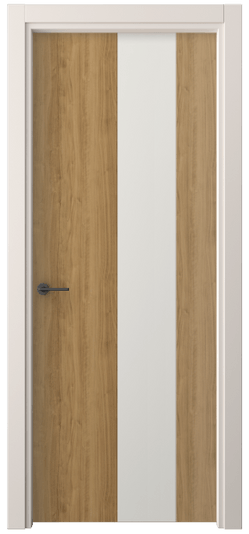 Дверь межкомнатная 4225 ГОР. Цвет Грецкий орех. Материал Ламинатин. Коллекция Freedom. Картинка.