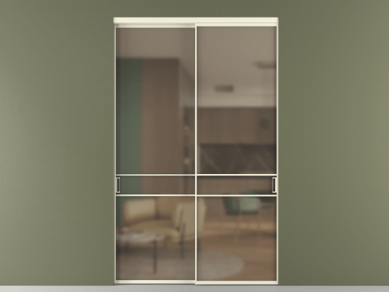 Алюминевая перегородка АЛПР 040.02_АМБ_Бронза сатин триплекс_new. Цвет Алюминий молочно-белый. Материал Алюминий в эмали. Коллекция Перегородка Формато внутри проёма 2 створки. Фото. Алюминевая перегородка АЛПР 040.02_АМБ_Бронза сатин триплекс_new. Цвет Алюминий молочно-белый. Материал Алюминий в эмали. Коллекция Перегородка Формато внутри проёма 2 створки. Картинка.