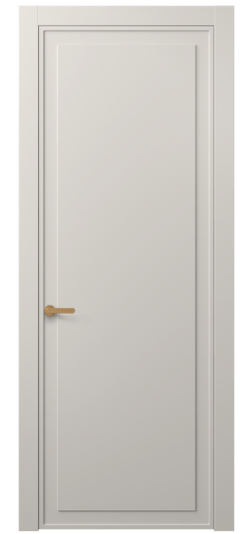 Дверь межкомнатная АКП 8602 МОС. Цвет Матовый облачно-серый. Материал Гладкая эмаль. Коллекция Frame. Картинка.
