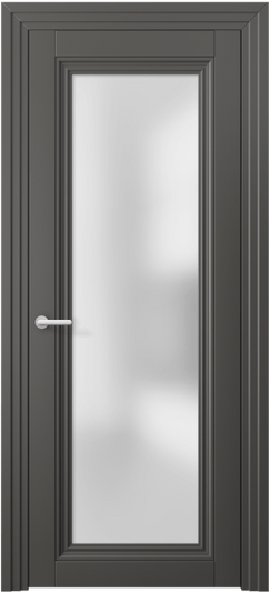 Дверь межкомнатная 2502 ПЭГФ САТ. Цвет ПЭТ графитовый. Материал ПЭТ. Коллекция Центро. Картинка.
