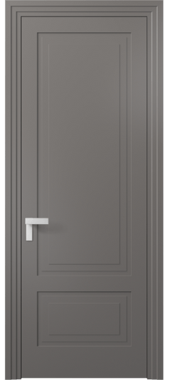 Дверь межкомнатная 8341 МКЛС. Цвет Матовый классический серый. Материал Гладкая эмаль. Коллекция Rocca. Картинка.